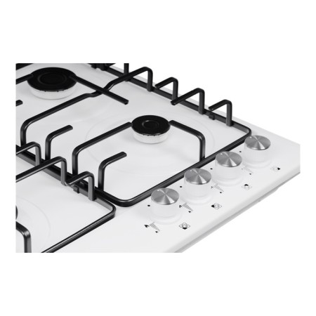 Hon surface NordFrost HS 6040 W, gas, 4 burners, white-3