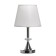 Table lamp "ALOR" 1x40W E27 chrome 21x21x36 cm Risalux