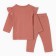 Kit for girls (longshit/pants), powder color, height 68 cm