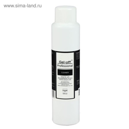A tool for degreasing nails and removing the adhesive layer Gel -off Cleaner Professional, 500 ml-6