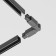 Connector Springle Warden for the Technical Tracs-31b overhead track system, 22.5x3,2x3.3 cm, black color is black