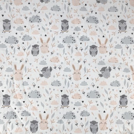 Baby Baby "Bunny", swan fluff, size 110x140 cm-5