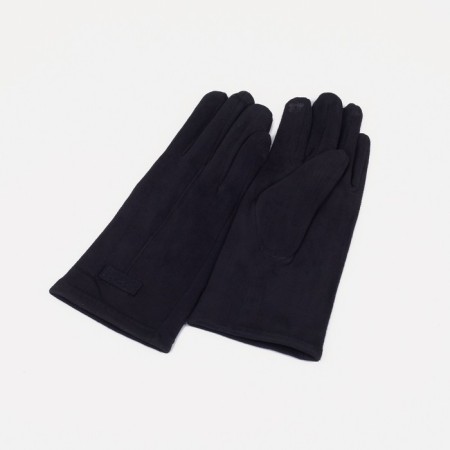 Female gloves, size 8.5, without insulation, black color