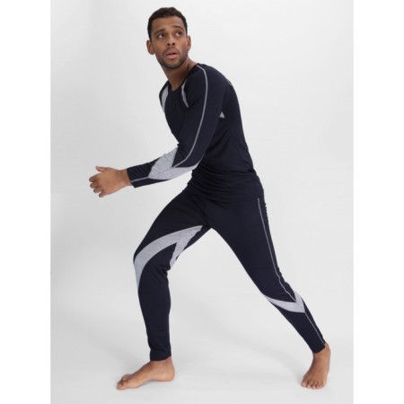 Male thermal underwear, size 46-48, dark blue color-9