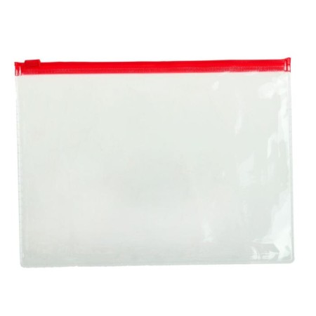 Folder-convert on ZIP-Molniya B6 140 μm, Erichkrause PVC Zip Pocket, Transparent Mix, up to 100 sheets-1