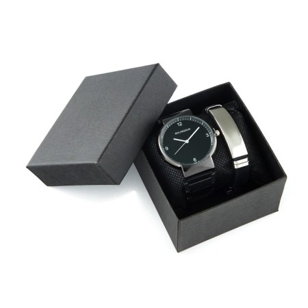 Male Gift Set BolingDun 2 in 1: Watch, Bracelet, D-4 cm