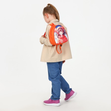 Children's backpack on the zipper "chosen", color orange color-6
