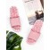 Slippers with a massage effect, open nose, size 38-39, pink color