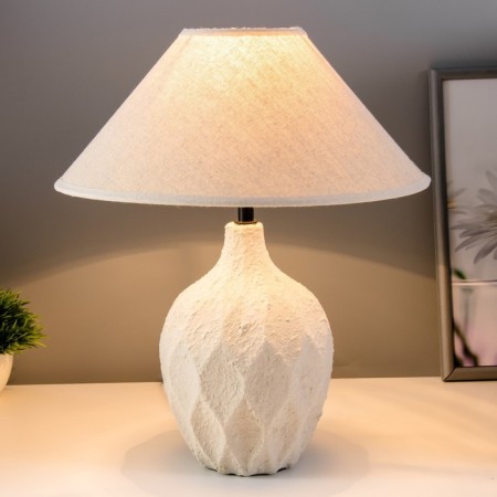 Table lamp "Merisa" E14 40W gray 30x30x37cm Risalux-1