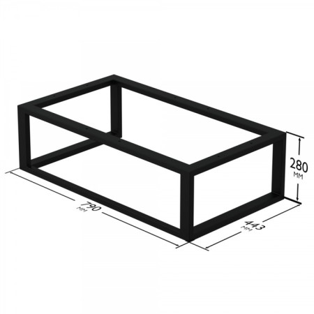 Santa console No. 1, suspended, 790x443x230 mm, Muar color-3