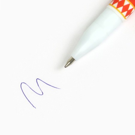 Handle with a cap "New Year's mail", plastic, blue paste 0.7 mm-1