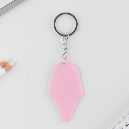 Brush for keys "Berry Ice Cream", metal-4