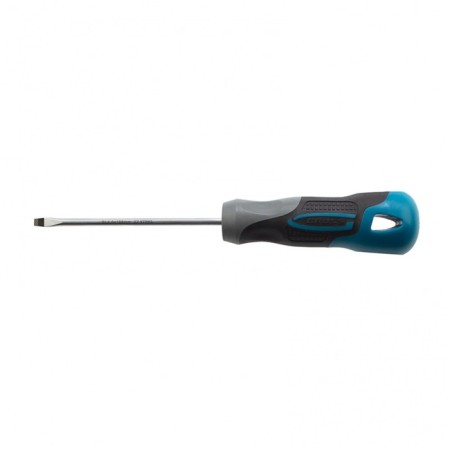Screwdriver GROSS, SL4 x 100 mm, S2, three -component handle