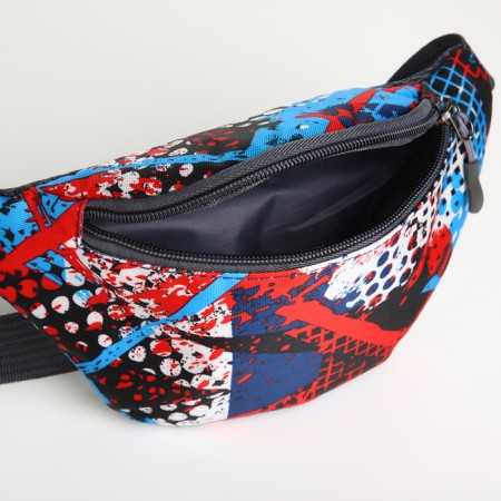 Bag children on the belt strokes, 24*6*11, depth for the Moln, breathe mesh, rog string 100, blue/red-2