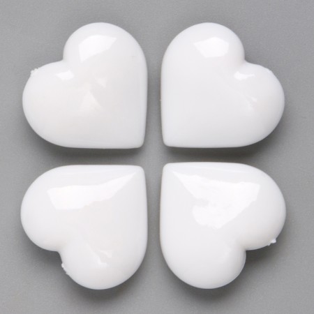 Plastic sores are decorative, set of 100 pcs., Size 1 pc. - 2 × 2 cm, white color-5