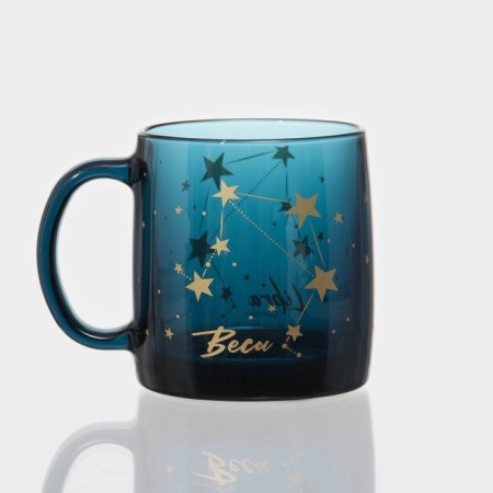 Glass Glass "Nordic Zodiac", 380 ml, color London Topaz, mix-4