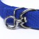 Two -layer collar with a swivel 58 x 3 cm, polyester, blue