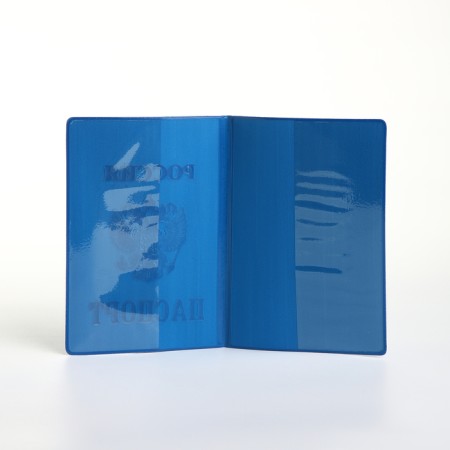 Cover for passport, blue color-5
