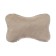 Car gift, a bone, on a headrest, "for you", velor, beige, 16 x 24 cm