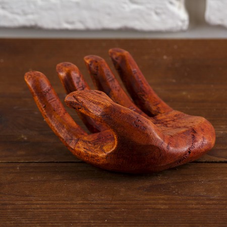 Souvenir tree "Hand business card" 10x7x4 cm-3