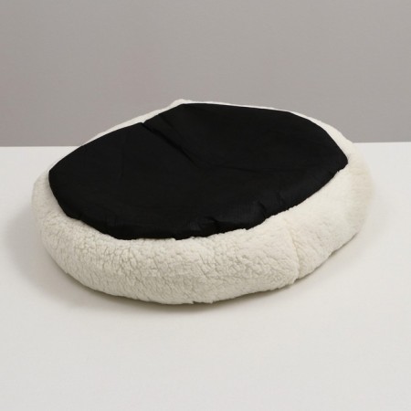 Lynchik for dogs and cats "comfort", soft fur, 50 x 42 x 11 cm, milk-3