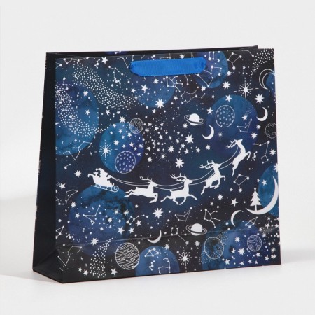 Laminated horizontal "Magic Night", m 30 x 26 x 9 cm, New Year-3