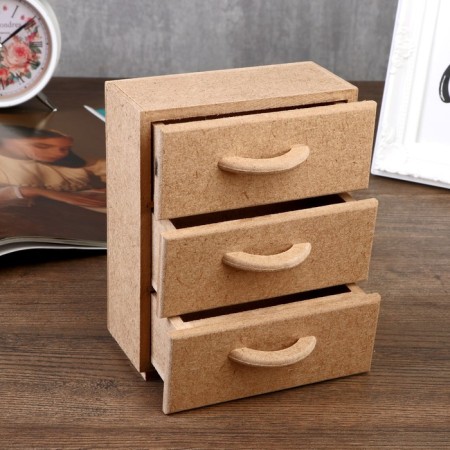 MDF decor casket 15x12x7 cm mix-2