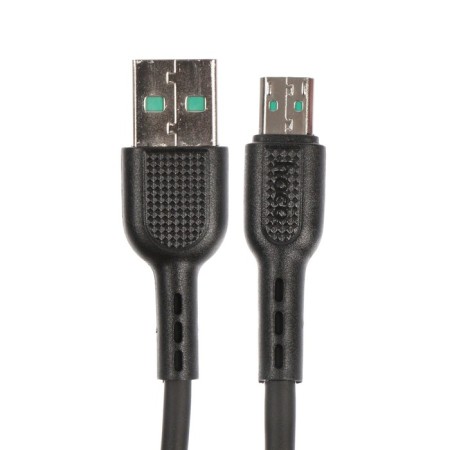 Hoco X33, microUSB - USB, 4 A, 1 m, PVC braid, black-4