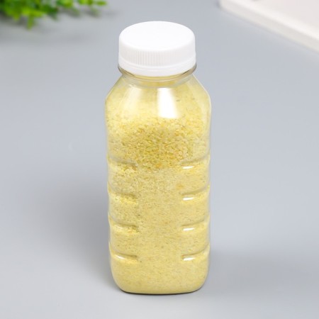 Color sand in bottles "Lemon" 500 gr-4