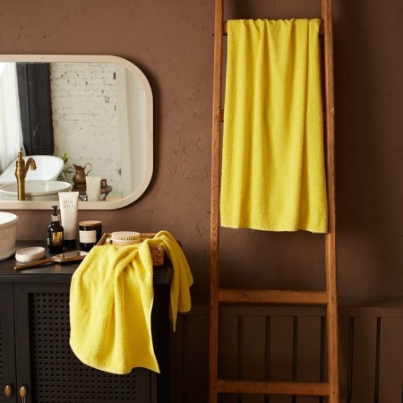 Terry towel economy and I 30*60 cm, col. yellow 100% cotton, 320 g/m2-7