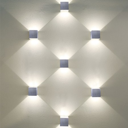 Architectural backlight Elektrostandard, Winner LED 6 W, 100X100X100 mm, IP54, aluminum color-2