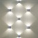 Architectural backlight Elektrostandard, Winner LED 6 W, 100X100X100 mm, IP54, aluminum color