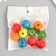 Beads for creativity tree "Balls Color Neon" set 10 pcs d = 2.5 cm