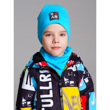 Set for the boy PlayTode: hat and snood, height 52 cm-2