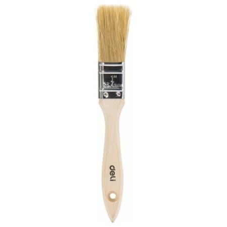 Flat brush Deli DL509101 104530, natural bristles, 25 mm