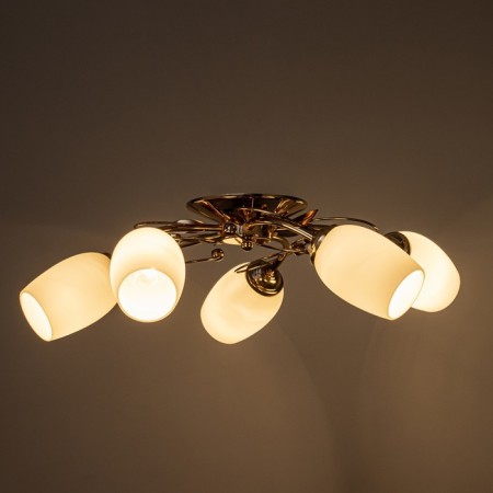 Closure Closure Kero 5x60W E14 gold 56x56x18 cm-2
