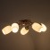 Closure Closure Kero 5x60W E14 gold 56x56x18 cm
