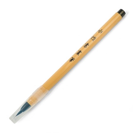 Calligraphic brush, synthetics, round, refueling, with a reservoir-2