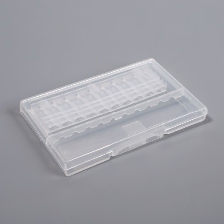 Organizer for cutters, 10 departments, 8.5 × 5.5 cm, transparent color-3