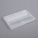 Organizer for cutters, 10 departments, 8.5 × 5.5 cm, transparent color
