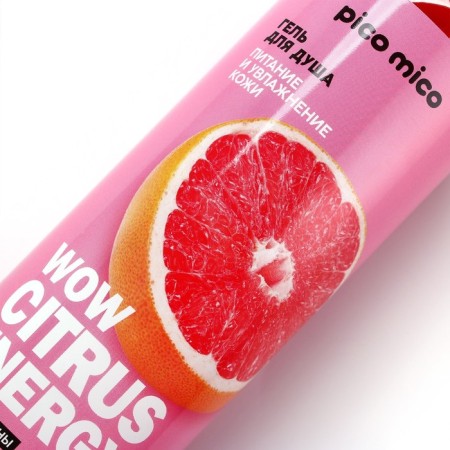Shower gel Wow Citrus Juice, 400 ml, citrus aroma, Pico Mico-5
