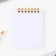 Set of Notepad "Best Teacher", A7 format, 32 sheets, plastic pen, blue pasta