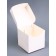 Box for 1 cupcake, white, 10 x 10 x 10 cm, confectionery packaging