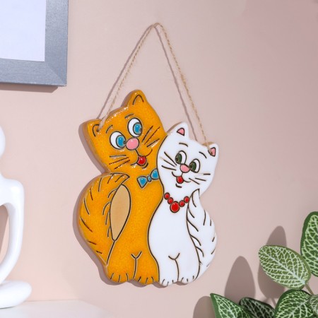 Сувенир "Котик", 15х11 см, майолика-1