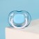 Nipple - Silicone dummy classic, from 6 months, with a cap, the color of the blue