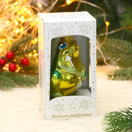 Christmas tree toy "Frog" 9 cm-2
