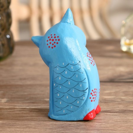 Souvenir tree "owls" (set 3 pcs: 10, 9 and 7 cm)-3