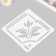 Tile stencil 15x15 cm