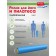 Roller for yoga and Pilates Bradex SF 0817, 15x90 cm, blue