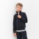 Children's costume (sweatshirt, trousers) minku color graphite, height 128 cm